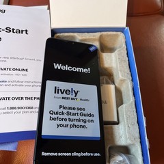 Lively Jitterbug Smart4 Bundle Smartphone for Seniors New Open Box