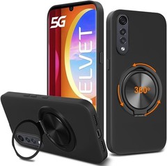 For LG Velvet 5G Case LM G900 LG Velvet 5 Case Glitter with Kickstand TPU