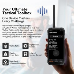 Blackview XPLORE 1 Walkie Talkie 5G AI Rugged Smartphone 36GB+256GB 20000mAh NFC