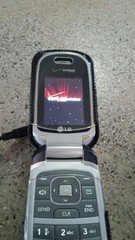 Vintage LG VX8360 (Verizon) Blue Cellular Flip Phone