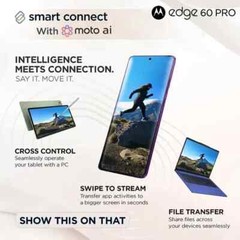 MOTOROLA Moto Edge 60 Pro 5G-Factory Unlocked-Global-8GB 256GB-Sparkling Grape