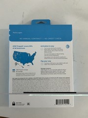 AT&T Propel 3 5G Prepaid 64GB Blue 6.6in 13MP Dual SIM Face/Fingerprint