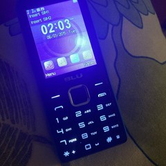 BLU Cell Phone Unlocked W/ Number Buttons Tank II T193 2.4″ VGA GSM Dual Sim