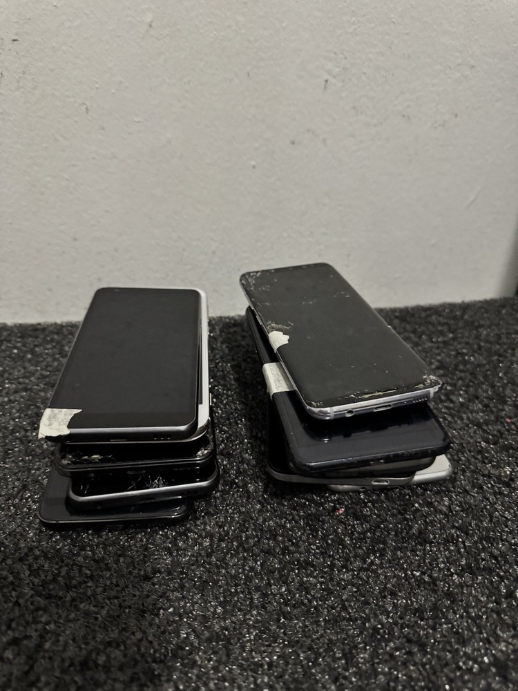 Samsung, LG, ASUS, MIX ANDROID Phone Lot – FOR SCRAP – LOT OF 12