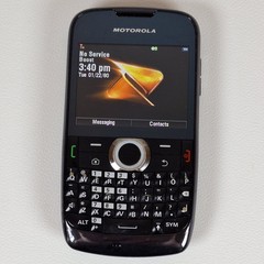 Motorola Theory WX430 Black QWERTY Keyboard Phone (Boost Mobile)