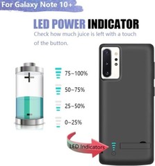 For Samsung Galaxy Note 10 plus 6000 mAh Case for Portable Charger Battery Case