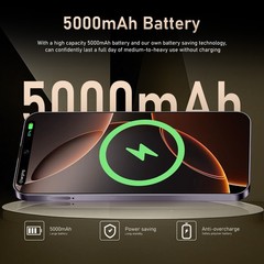 Unlocked Cell Phone G15 Pro Max 128GB+4GB Dual Sim Android Smartphone 5000mAh