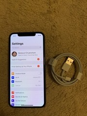 Apple iPhone X – 64GB – Silver (Unlocked) A1865 (CDMA + GSM)AT&T,T-Mobie,Sprint