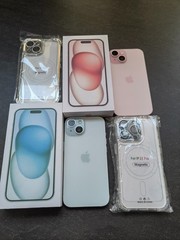 Working well Apple iPhone 15-128GB/256GB 6.1″ 48MP (Unlocked) with face ID