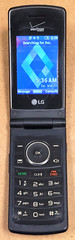 LG Terra VN210 – Gray and Black ( Verizon ) Rare Cellular Flip Phone – READ