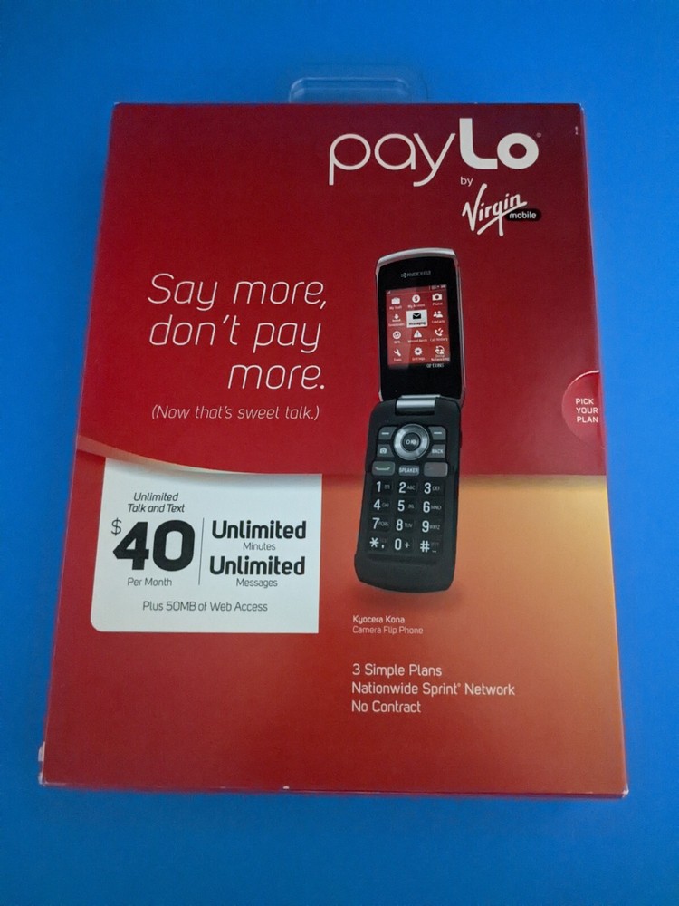 Kyocera Kona S2151 – Black (Virgin Mobile) Cellular Phone