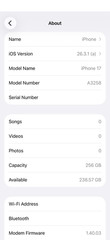 Apple iPhone 17 256GB Lavender Purple Factory Unlocked A3258 5G mmWave Bundle