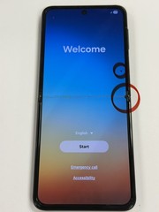 Samsung Galaxy Z Flip3 5G SM-F711U 256GB Unlocked Line & Dot On Screen
