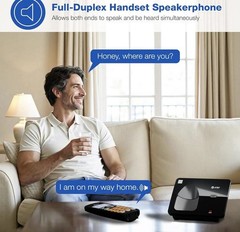 3-Handsets Landline Home Phone with Caller Id/Call Waiting, Cordless Phone DECT