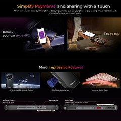 5G 4G OUKITEL WP55 Ultra Rugged Smartphone Android 15 Thermal Imaging 11000mAh