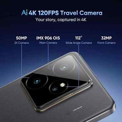 realme GT 7 Factory Unlocked-Dual SIM-Global Version-8GB RAM 256GB ROM-Black
