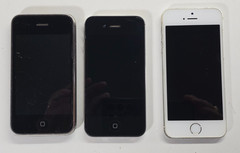 Lot of 3 Apple iPhone 3G A1241 16GB / A1349 16GB / A1533 (For Parts or Repair)