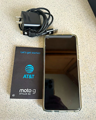 Motorola Moto G Stylus (2021) 128GB 6GB AT&T 6.8in 48MP Black 5G