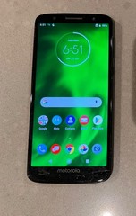 Damaged Motorola Moto G6 Play 16GB, Black, Verizon