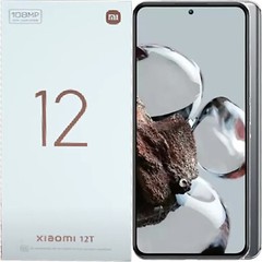 Xiaomi 12T 5G Silver 256GB + 8GB Dual-SIM Factory Unlocked GSM NEW