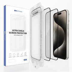 2-Pack iPhone 16 Pro Max Screen Protector & Bubble-Free, Dust-Resistant, HD Clea