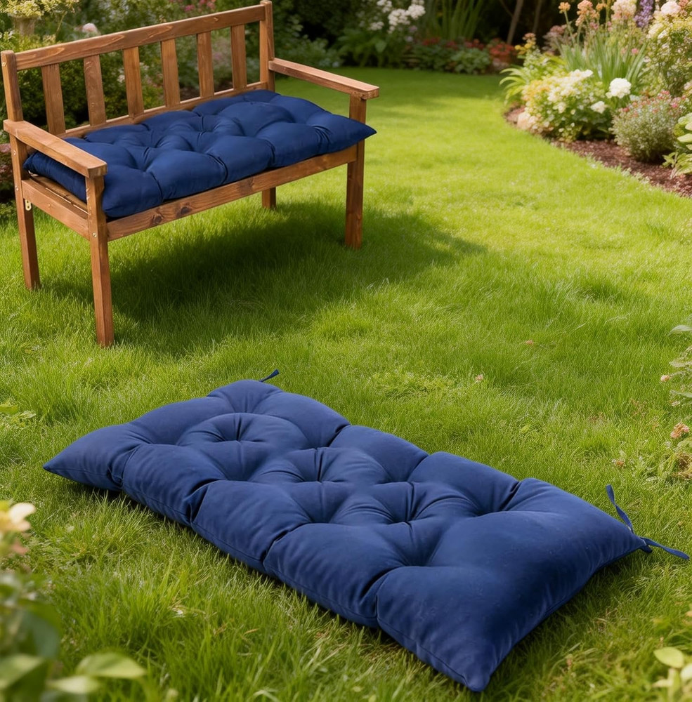 Waterproof & Sun-Resistant Outdoor Bench Cushion – Universal Fit for Patio Chair