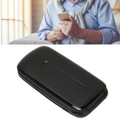 US BLACK Dual SIM Unlocked Flip Phone With Large Keys For Seniors