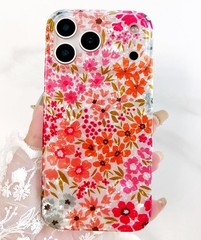 Case for iPhone 17 Pro Max 6.9″ – Sparkle Bling Floral Design Scratch-Resistant
