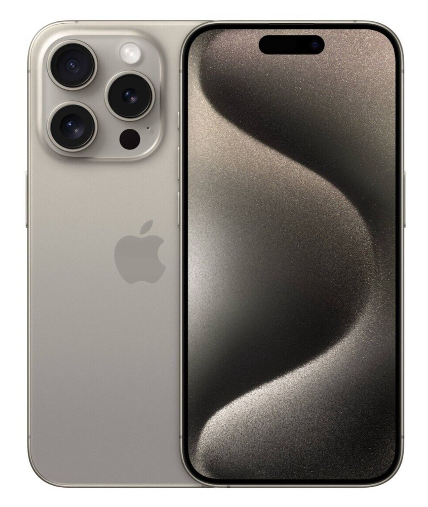 Apple iPhone 15 Pro – 256GB – Unlocked – Natural Titanium – Excellent