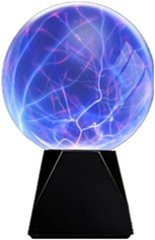 Touch & Sound Activated Plasma Ball – Magical Flashing Ball (4 Inches)
