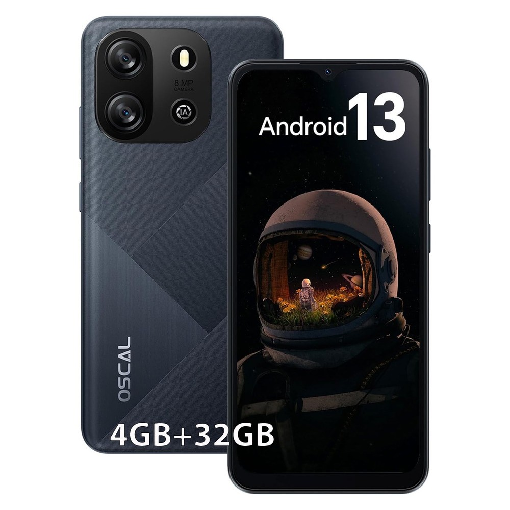 Blackview OSCAL FLAT 1C Smartphone 4GB+32GB 6.56″ Android 13 4700mAh Unlocked