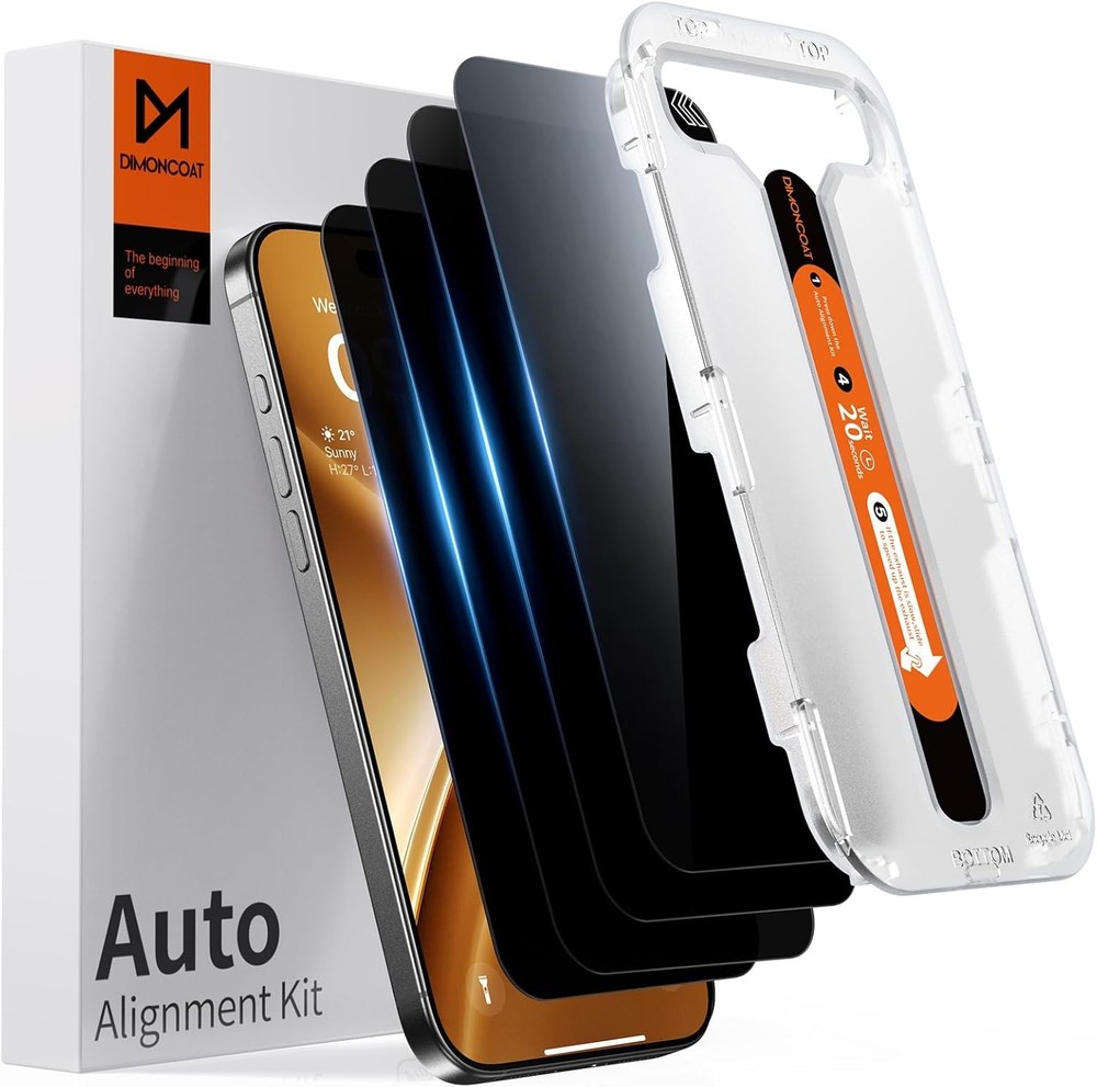 4PCS Privacy Screen Protector & Tempered Glass Film for iPhone 14 Pro Max 6.7 In