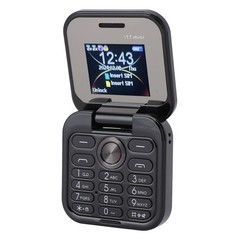 2G Flip Tiny Cell Phone LED Flashlight HD Camera For Seniors Excellent❀