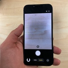 Apple iPHONE 13 PRO 256GB GRAPHITE UNLOCKED CRACKED GLASS BAD CAMERA FOR PARTS