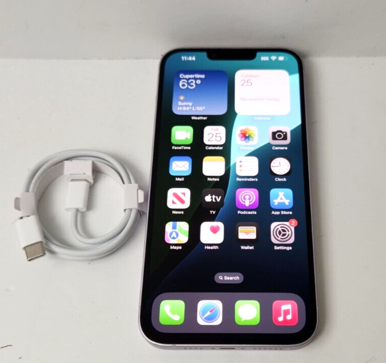 Apple iPhone 14 Plus T-Mobile 128GB Purple Good Condition Battery 86%