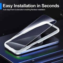 3PCS Screen Protector & Camera Lens Protector for iPhone 15 Pro Max 6.7 Inch Cas