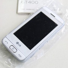 Rare Vintage LG GT400 Viewty Smile White Phone International In Box Collectible