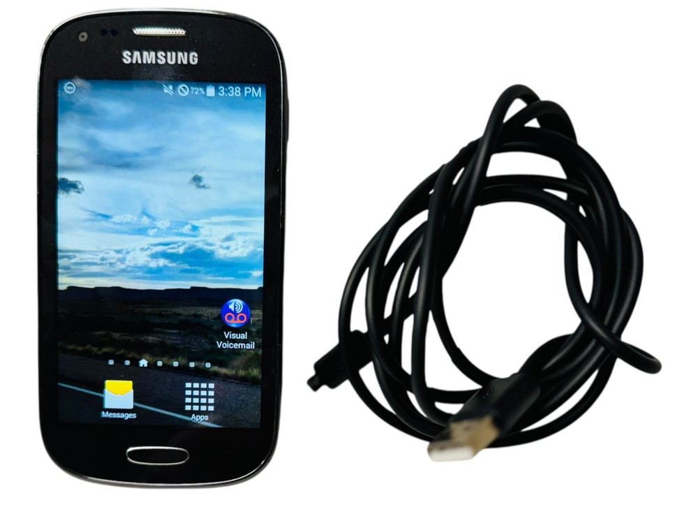 Samsung Galaxy Light SGH-T399N 8GB Black Metro Android Smartphone