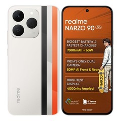 realme NARZO 90 5G ( Gold,8GB+128GB)MediaTek Dimensity 6400 Max Global Version