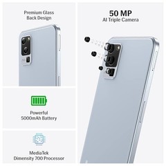 Lava Blaze 5G (Blue, 4GB RAM, 128GB Storage) |50MP Triple Camera
