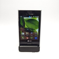 LG Optimus Zone VS410 (Verizon Prepaid) – 2GB Black – DAMAGED #2954