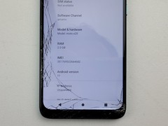 Motorola moto e20 (XT2155-5) 32GB – Blue (Telcel) Smartphone – CRACKED – H4904