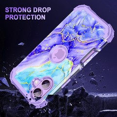 iPhone 17 Case, Three Layer Heavy Duty Sturdy Shockproof Protection Full Rugged