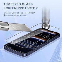 iPhone 17 Pro Max Screen Protector (6.9 inches) with Camera Protector [2+2+2 Pac