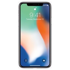 Apple iPhone X – 256 GB – Silver (GSM Unlocked) Smartphone – Very Good