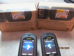 (2) Kyocera E4277 DuraXT Sprint Cell Phones for parts Unknown condition see pics
