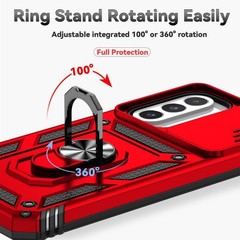 Phone Case for Samsung Galaxy A26 5G with HD Screen Protector & Kickstand