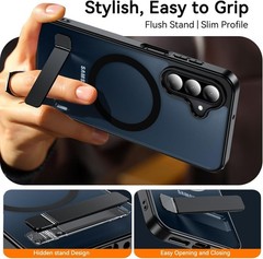 For Samsung Galaxy A17 5G Case with Magnetic Shockproof Translucent Matte Cover
