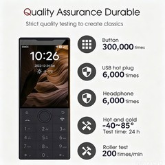 MINI Unlock QIN F22 4G LTE Android Smartphone Phone Keyboard Google Play Mobile