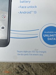 AT&T PREPAID VISTA Smartphone Android 13 Black 32GB 2500 mAh 8MP Camera NEW